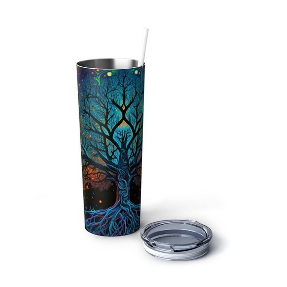 Hand Crafted Tree Of Life 20oz Tumbler - Picture 6 of 7